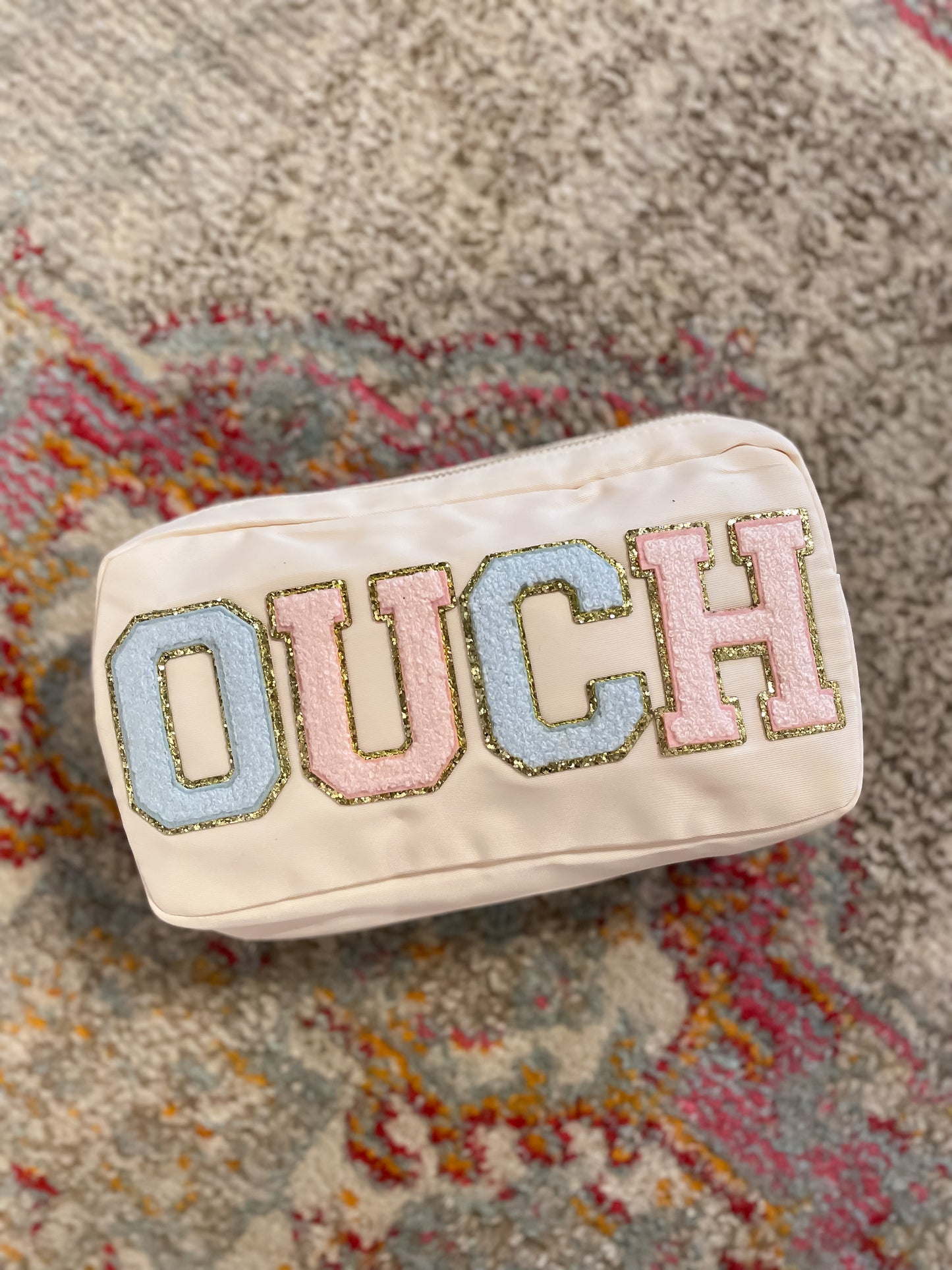 Cream OUCH Pouch Bag